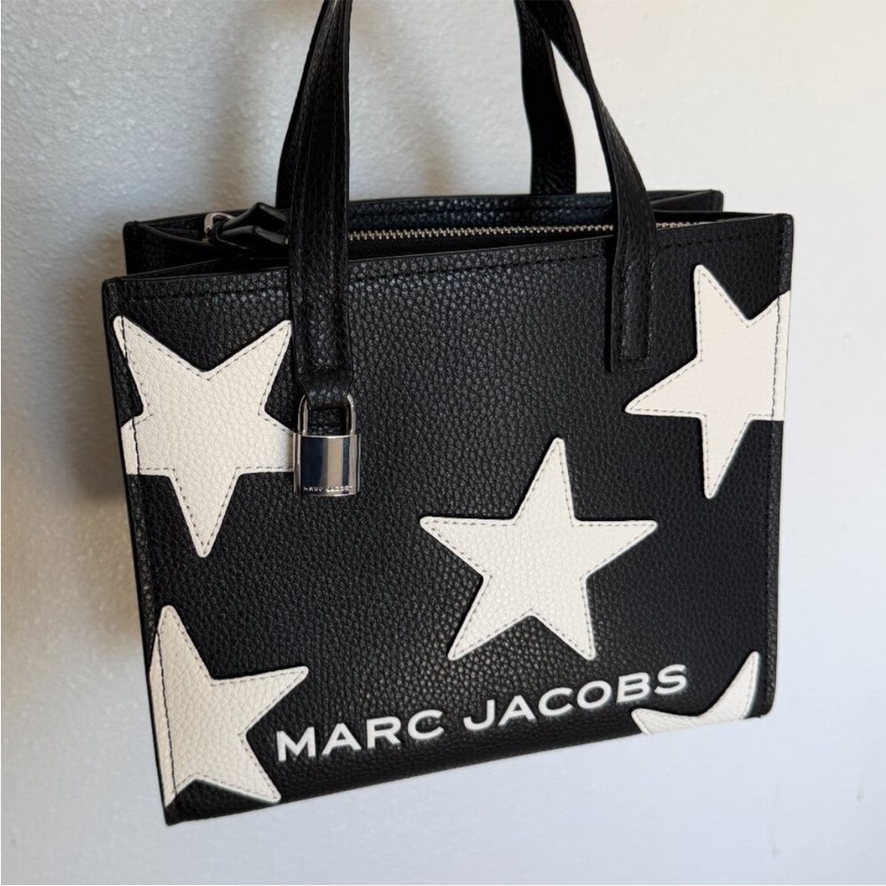 Marc Jacobs Black and White Star Mini Bag